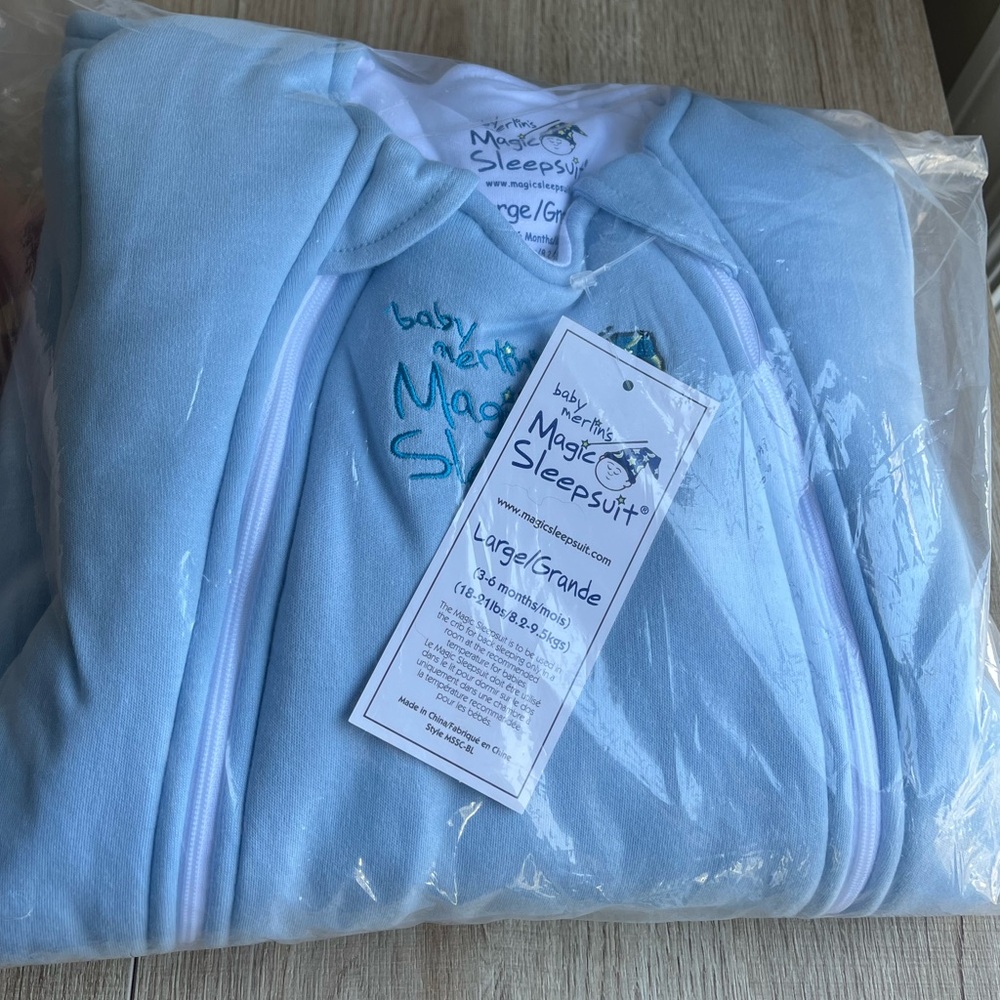 NWT Baby Merlin's Magic Sleepsuit - Large (3-6 Months)